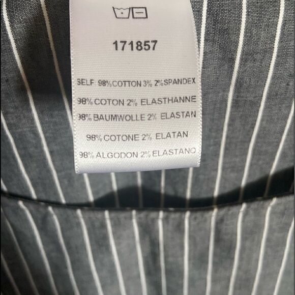 Dolan Left Coast Collection Grey and White Blouse Size Small 📦 - Picture 5 of 8